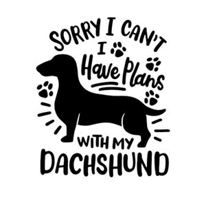Love Dachshund Dog Best Friend Vinyl Graphic Auto Laptop Decal Animal Sticker